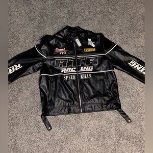 RtA Black Racing Jacket